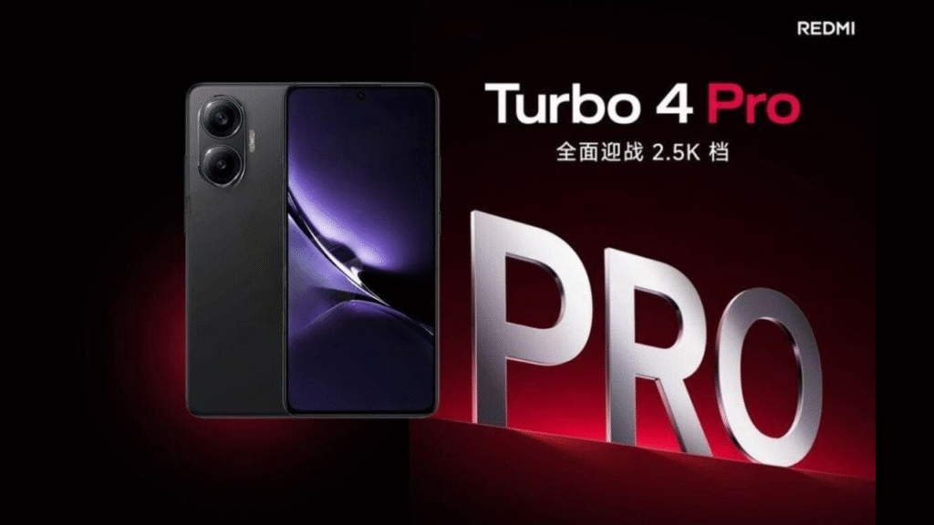 Redmi Turbo 4 Pro Redmi Turbo 4 Pro: World's First Snapdragon 8s Gen4 Smartphone with 7550mAh Battery and Rugged Metal Frame