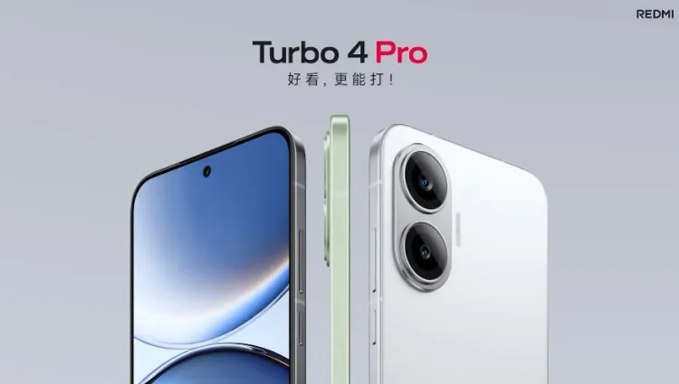 Redmi Turbo 4 Pro Redmi Turbo 4 Pro: World's First Snapdragon 8s Gen4 Smartphone with 7550mAh Battery and Rugged Metal Frame