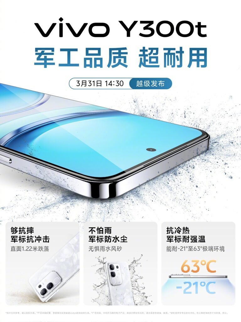 Vivo Y300t Vivo Y300t With Dimensity 7300 and 6500mAh Battery Expected Soon in India