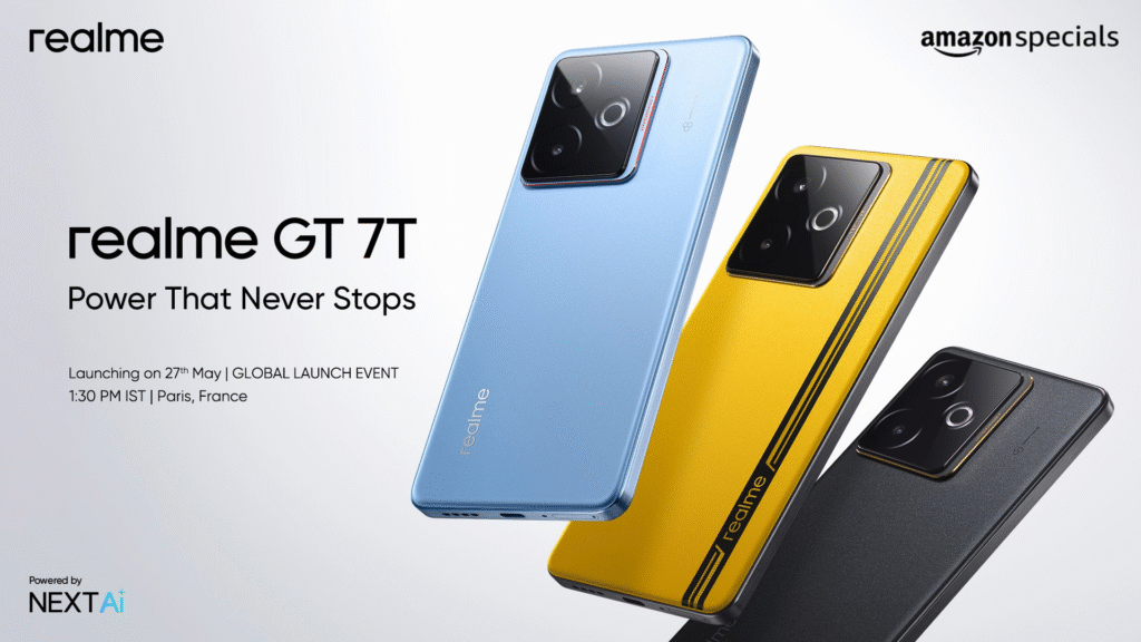global launch Realme GT 7T