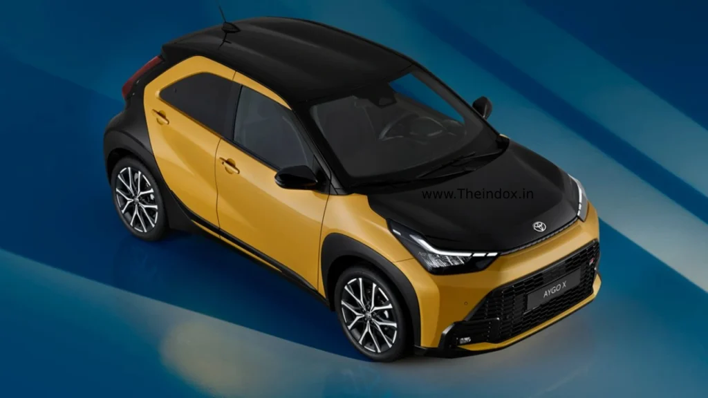 Aygo X new LED headlights and larger air intakes further enhance its sporty appeal