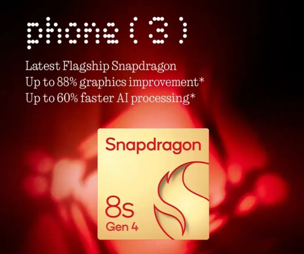 Nothing Phone 3 Nothing Phone 3 Launch Soon with Snapdragon 8s Gen 4