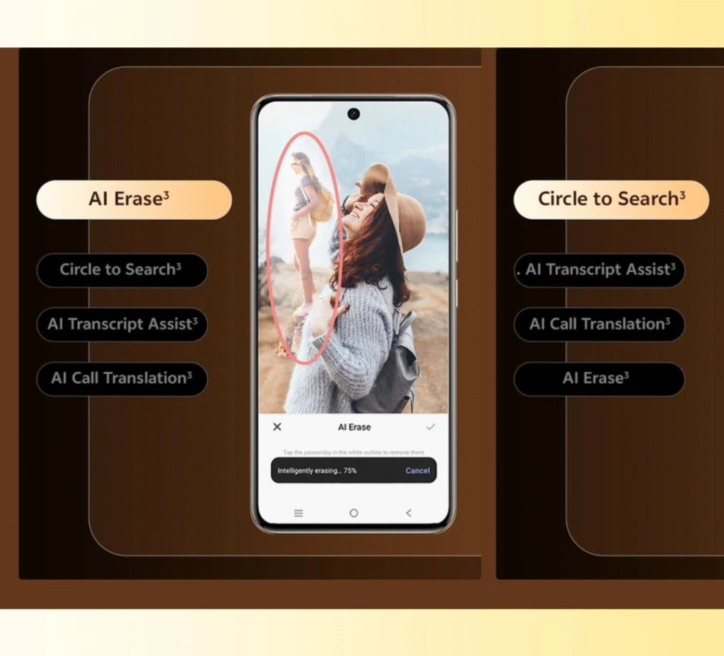 Vivo T4 Ultra Vivo T4 Ultra AI Note Assist, AI Eraser, Circle to Search, AI Transcript Assist, AI Call