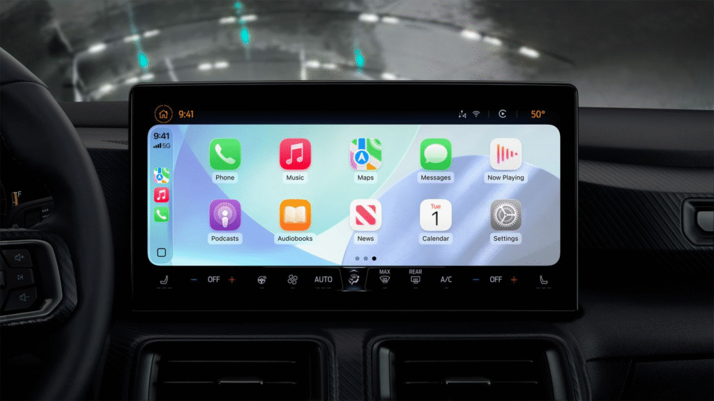 Apple iOS 26 CarPlay Interface Like iPhone Device
