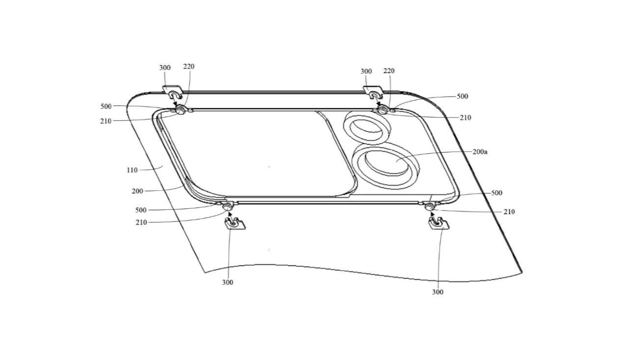 Vivo's New Patent Revealed - Mechanical Locking Snaps Secure Phone Lens Ring वीवो का नया पेटेंट सामने आया जिसमें फोन कैमरा लेंस रिंग को सुरक्षित करने के लिए मैकेनिकल लॉकिंग स्नैप्स हैं