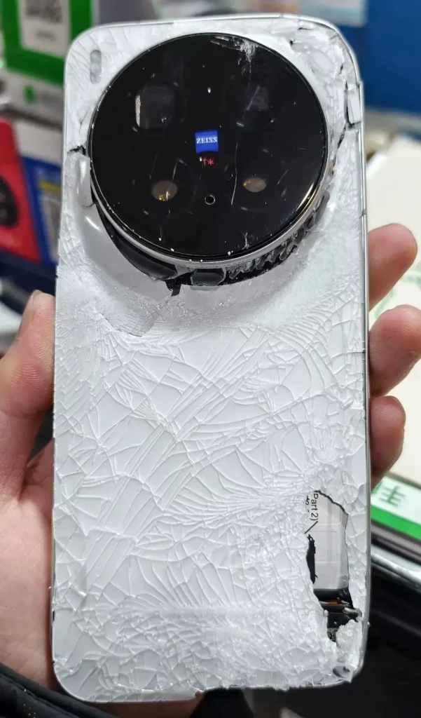 Vivo X300 Pro Shattered from the Back After Slipping from My Hand